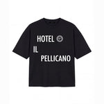 'PELLICANO' BLACK TEE - Benevierre