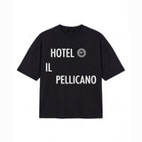 'PELLICANO' BLACK TEE - Benevierre