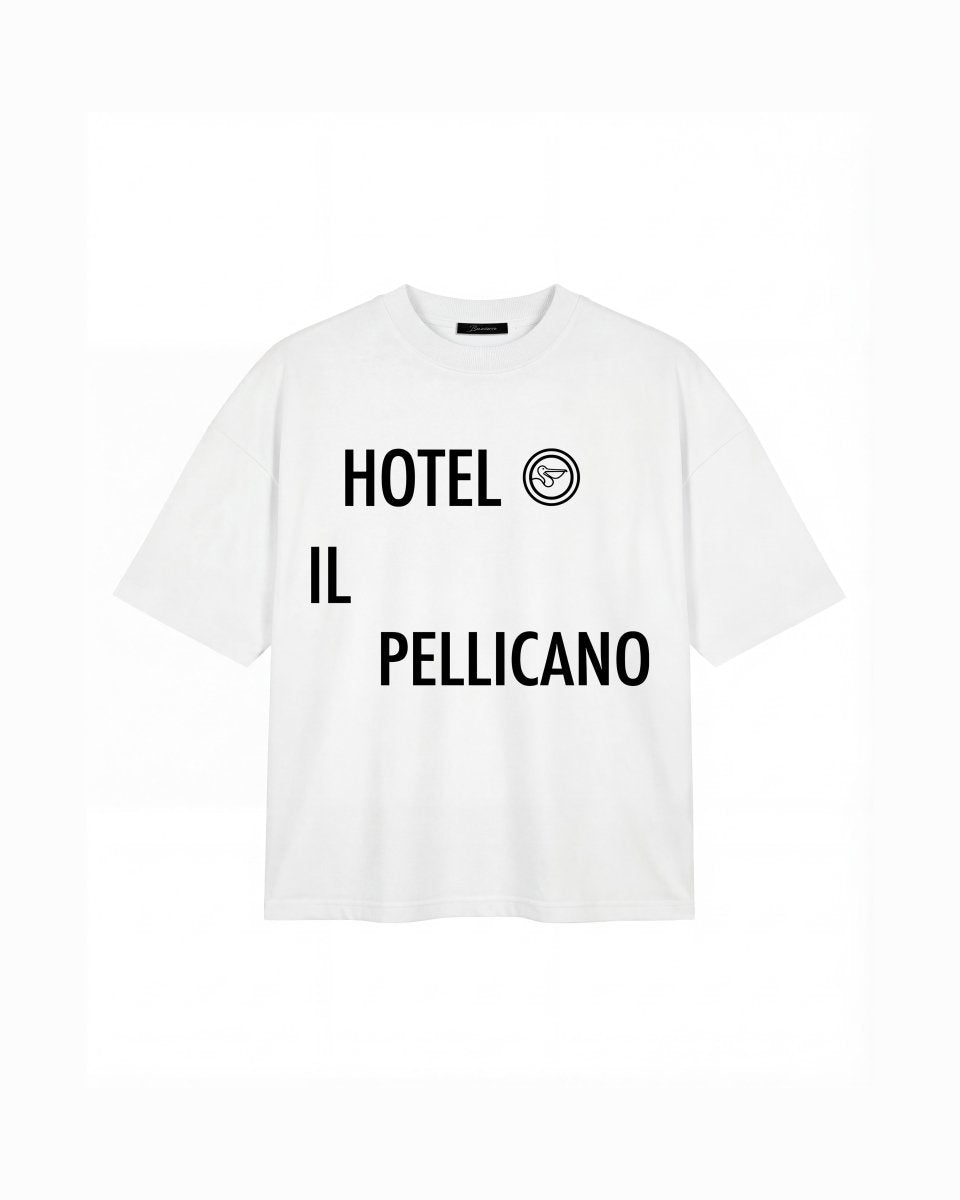 'PELLICANO' WHITE TEE - Benevierre