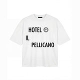 'PELLICANO' WHITE TEE - Benevierre