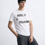 'PELLICANO' WHITE TEE - Benevierre