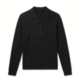POLO KNIT BLACK - Benevierre