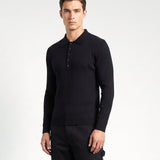 POLO KNIT BLACK - Benevierre