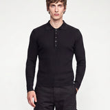 POLO KNIT BLACK - Benevierre