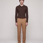 POLO KNIT BROWN - Benevierre