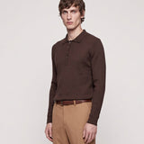 POLO KNIT BROWN - Benevierre