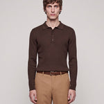 POLO KNIT BROWN - Benevierre