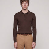 POLO KNIT BROWN - Benevierre
