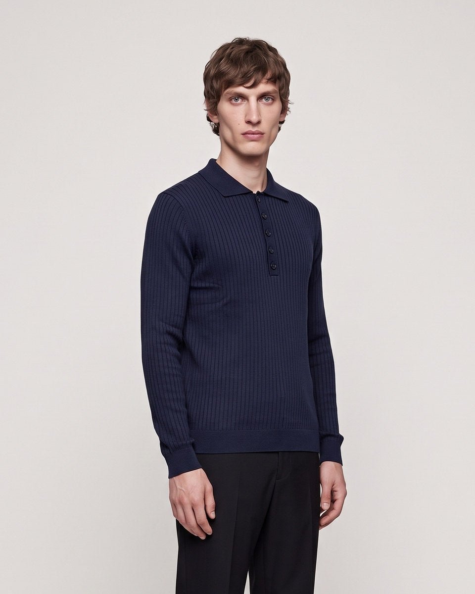POLO KNIT OCEANO - Benevierre