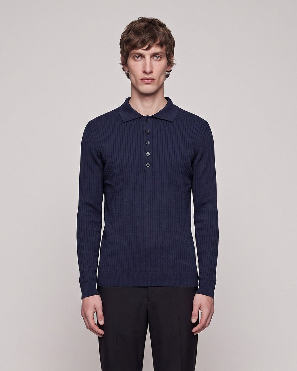 POLO KNIT OCEANO - Benevierre