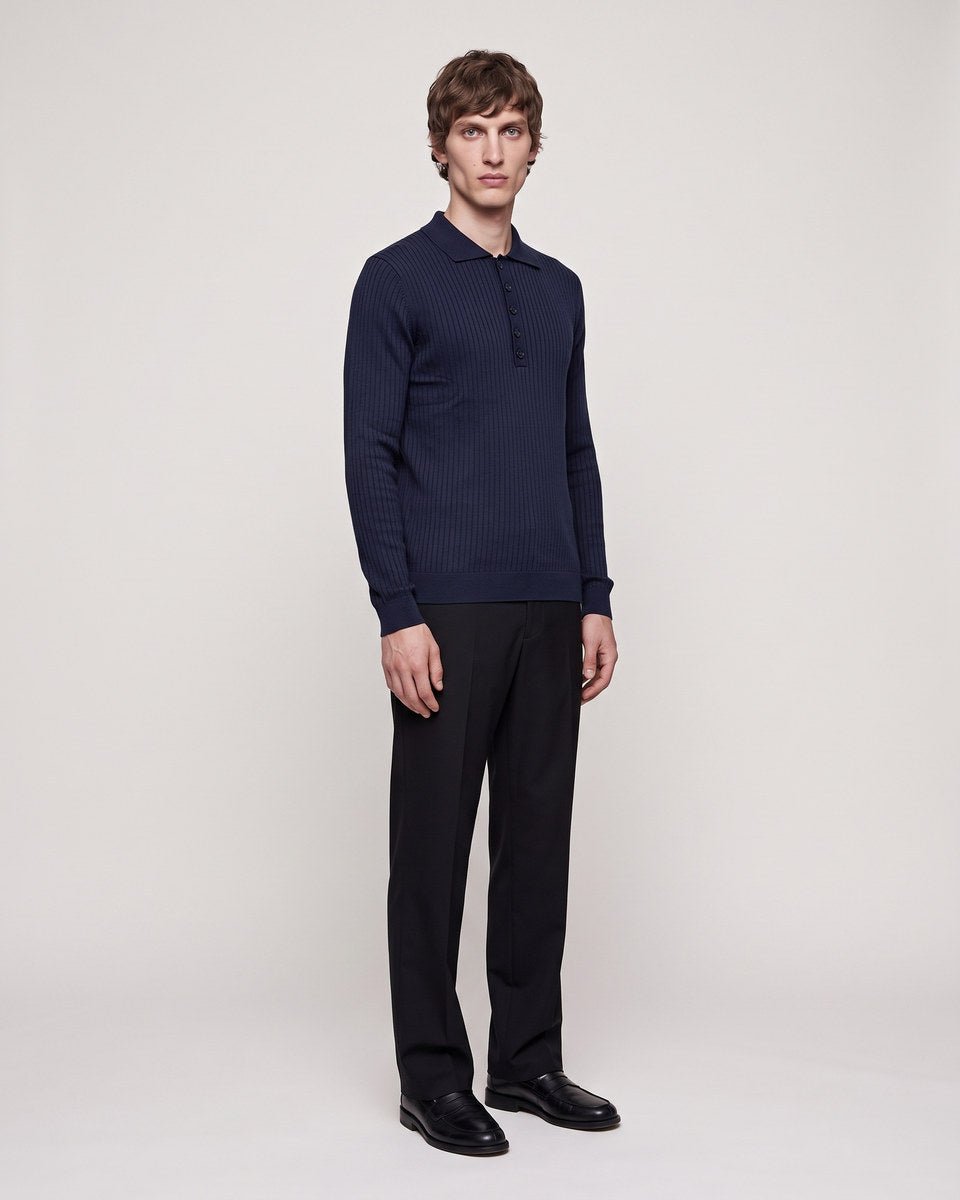 POLO KNIT OCEANO - Benevierre