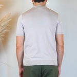 POLO MANICA CORTA IN MAGLIA AVORIO - Benevierre