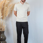 POLO MANICA CORTA IN MAGLIA SABBIA - Benevierre