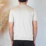 POLO MANICA CORTA IN MAGLIA SABBIA - Benevierre