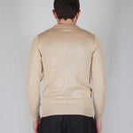 POLO MANICA LUNGA IN MAGLIA BEIGE - Benevierre