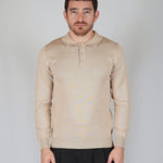 POLO MANICA LUNGA IN MAGLIA BEIGE - Benevierre