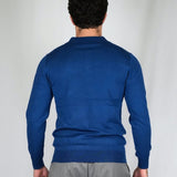 POLO MANICA LUNGA IN MAGLIA LIGHT BLUE - Benevierre