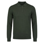 POLO MANICA LUNGA IN MAGLIA VERDE - Benevierre