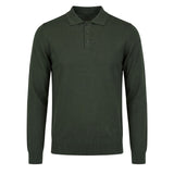 POLO MANICA LUNGA IN MAGLIA VERDE - Benevierre