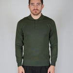 POLO MANICA LUNGA IN MAGLIA VERDE - Benevierre
