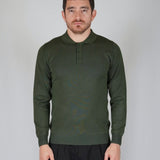 POLO MANICA LUNGA IN MAGLIA VERDE - Benevierre