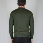 POLO MANICA LUNGA IN MAGLIA VERDE - Benevierre