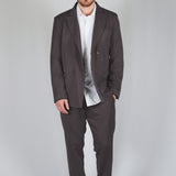 COMPLETO DOPPIOPETTO MARRONE