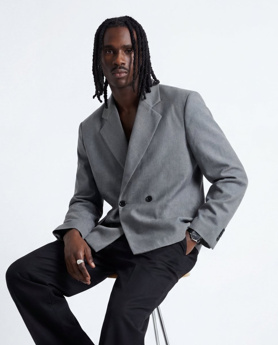 REGENT BLAZER GREY - Benevierre