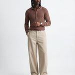RIBBED POLO KNIT - Benevierre