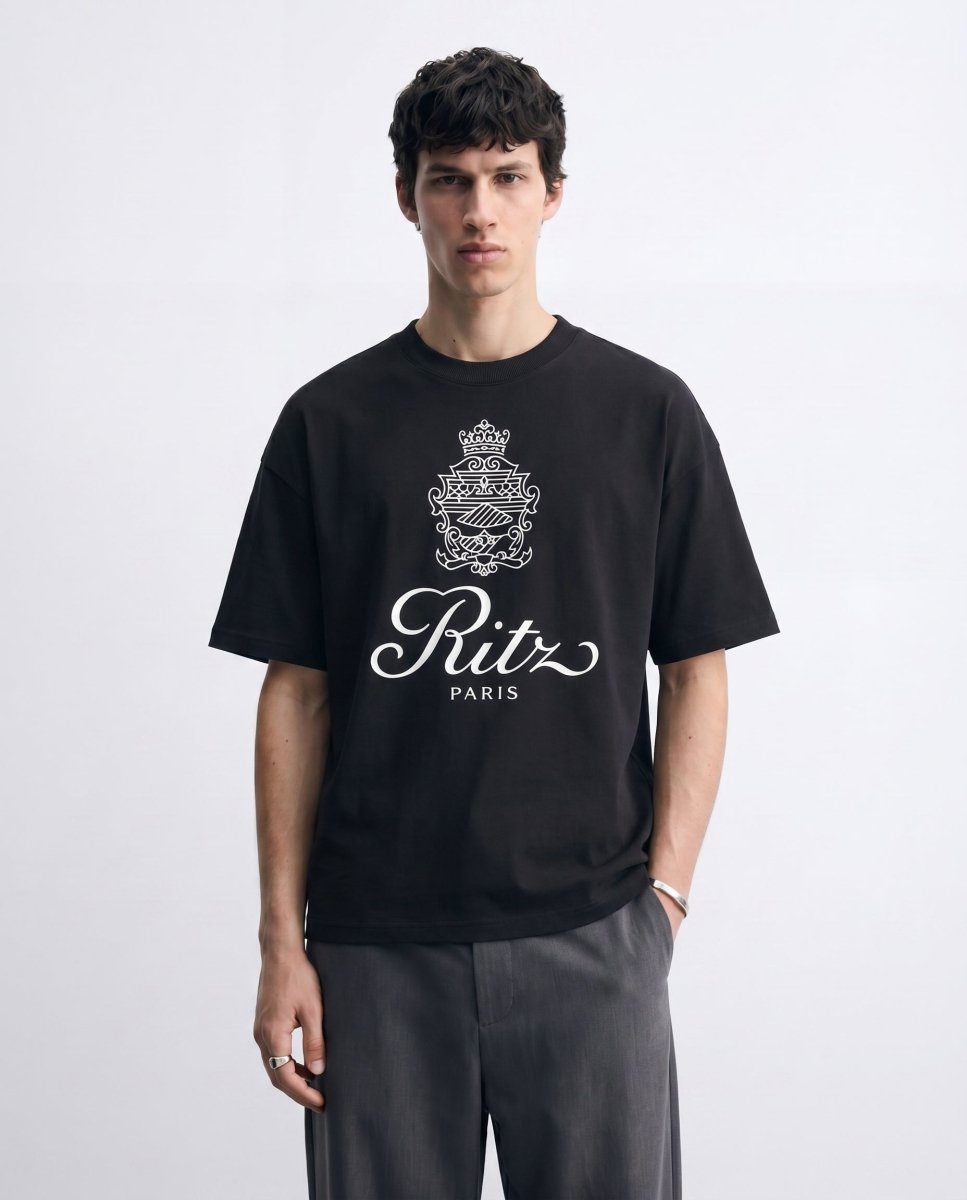 'RITZ' BLACK TEE - Benevierre