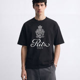 'RITZ' BLACK TEE - Benevierre