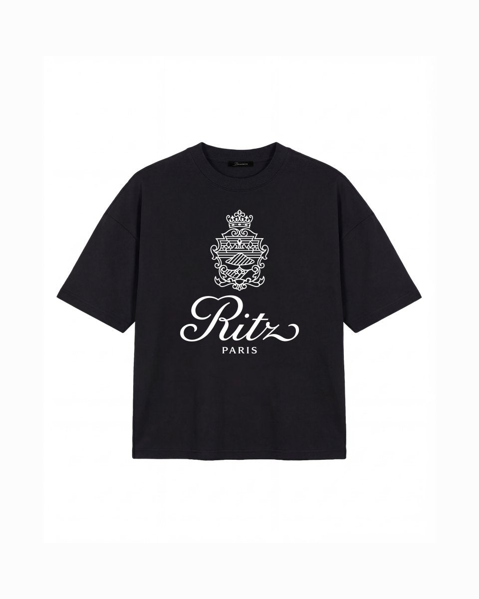 'RITZ' BLACK TEE - Benevierre