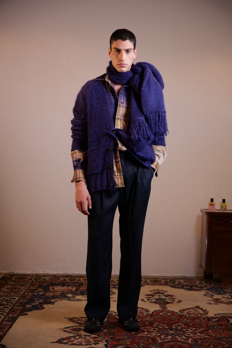 SCIARPA 90'S VIOLET - Benevierre
