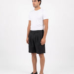 SHORTS IN LINO BLACK - Benevierre