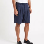 SHORTS IN LINO BLUE - Benevierre
