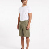 SHORTS IN LINO GREEN - Benevierre