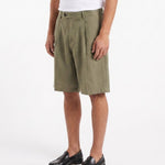 SHORTS IN LINO GREEN - Benevierre