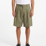 SHORTS IN LINO GREEN - Benevierre
