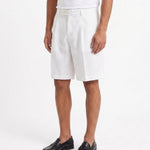SHORTS IN LINO WHITE - Benevierre