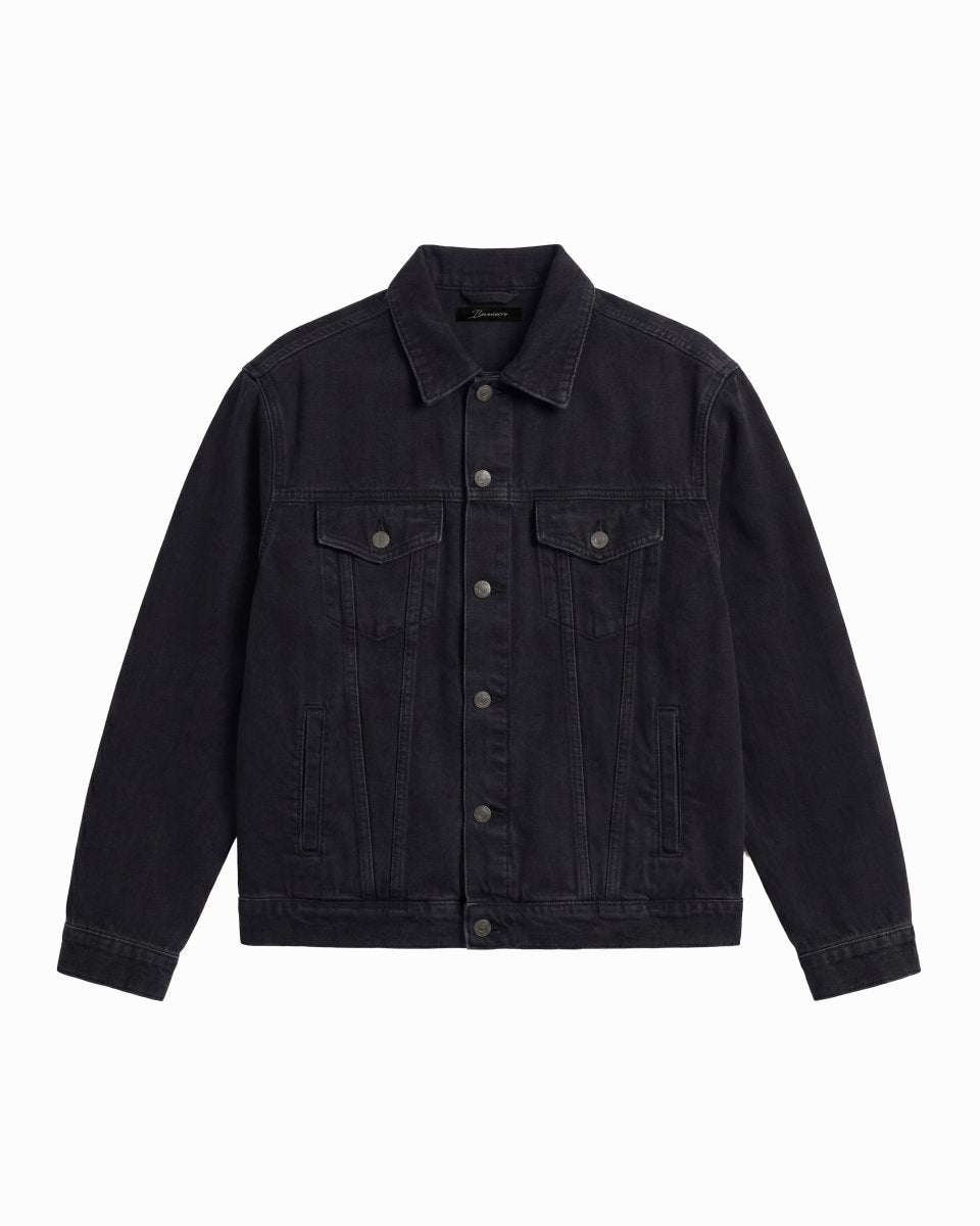 SKYLINE DENIM JACKET BLACK - Benevierre