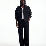 SKYLINE DENIM JACKET BLACK - Benevierre