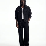 SKYLINE DENIM JACKET BLACK - Benevierre