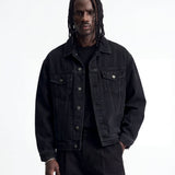 SKYLINE DENIM JACKET BLACK - Benevierre