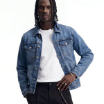SKYLINE DENIM JACKET LIGHT BLUE - Benevierre