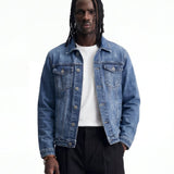 SKYLINE DENIM JACKET LIGHT BLUE - Benevierre