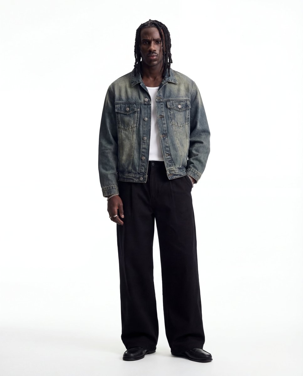 SKYLINE DENIM JACKET RAW - Benevierre