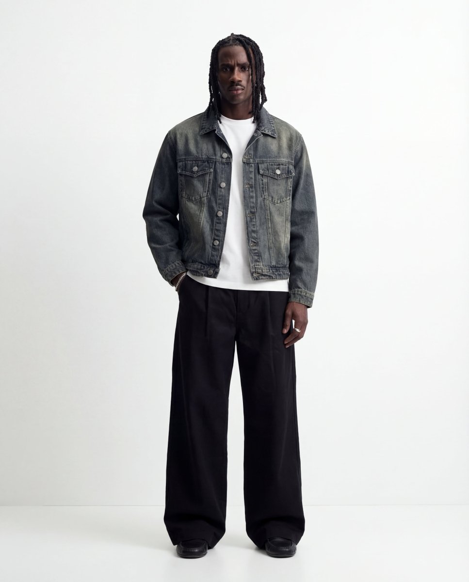 SKYLINE DENIM JACKET RAW - Benevierre