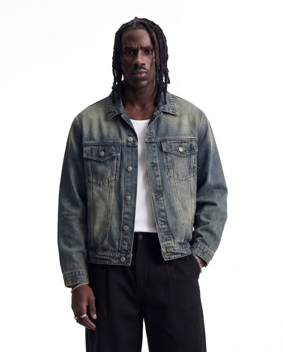 SKYLINE DENIM JACKET RAW - Benevierre