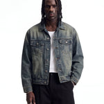 SKYLINE DENIM JACKET RAW - Benevierre