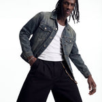 SKYLINE DENIM JACKET RAW - Benevierre
